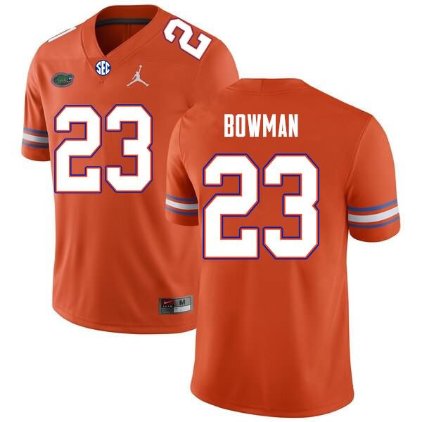 Men's NCAA Florida Gators Demarkcus Bowman #23 Stitched Authentic Nike Orange College Football Jersey RZP2765ZL